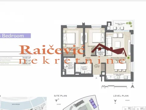 Prodaja, trosoban stan, 80m², Savski Venac, Beograd - image 1