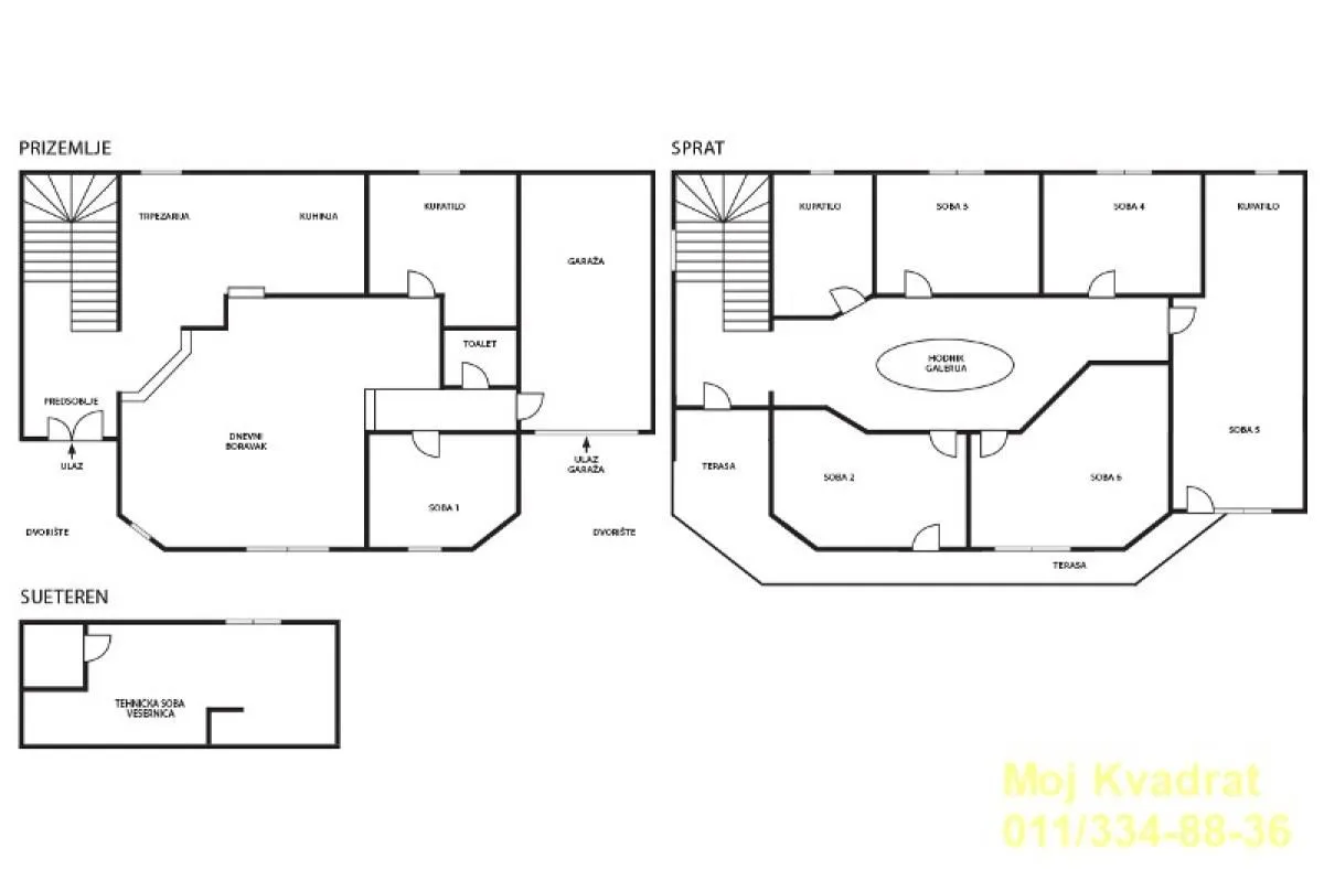 Sale, house, 340m², Zemun Sve Podlokacije, Beograd