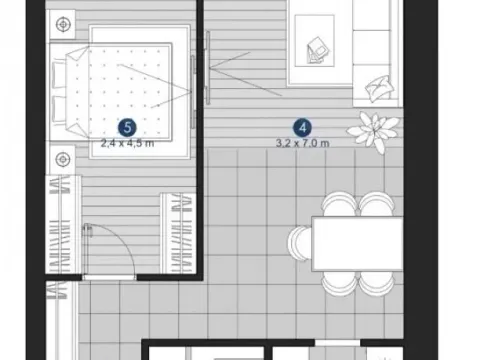 Prodaja, dvosoban stan, 54m², Autokomanda, Voždovac Sve Podlokacije