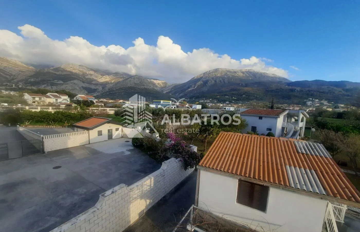 View of the surrounding area and mountains from the property.