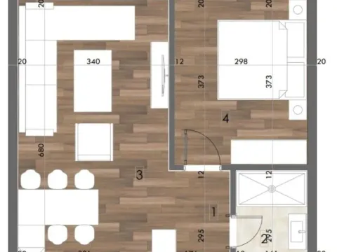 Sale, one bedroom apartment, 47m², Donja Gorica, Podgorica - image 3