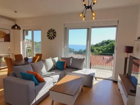 Two Bedroom Apartment for Short Term Rental, 76m2, Pržno, Budva