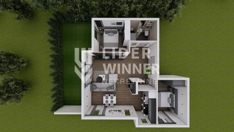 Prodaja, dvosoban stan, 66m², Sloboda, Zlatibor