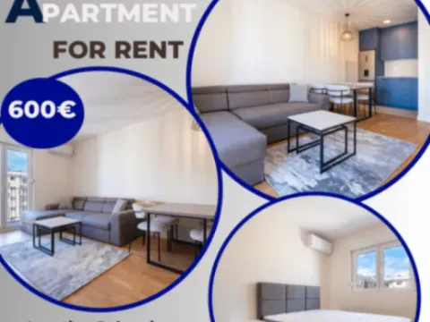 Izdavanje, jednosoban stan, 42m², Pobrežje, Podgorica