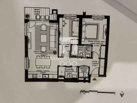 Sale, three bedroom apartment, 79m², Savski Venac, Beograd - image 20