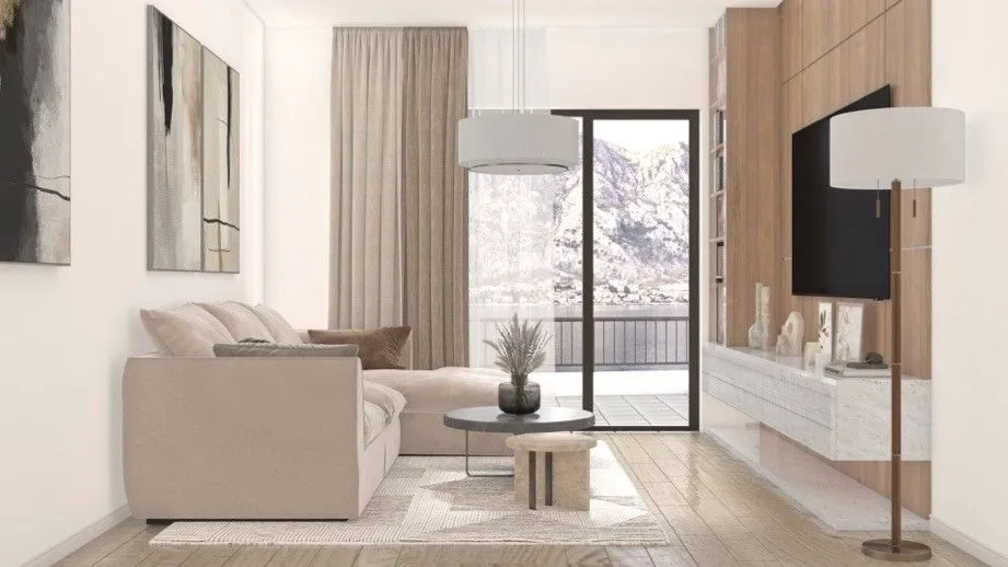 Sale, two bedroom apartment, 55m², Muo, Kotor