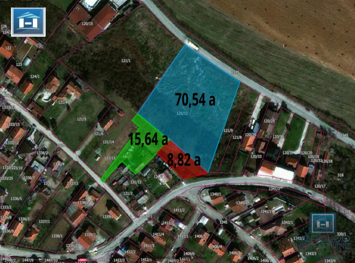 Sale, land lot, 800m², Budžino brdo, Jagodina