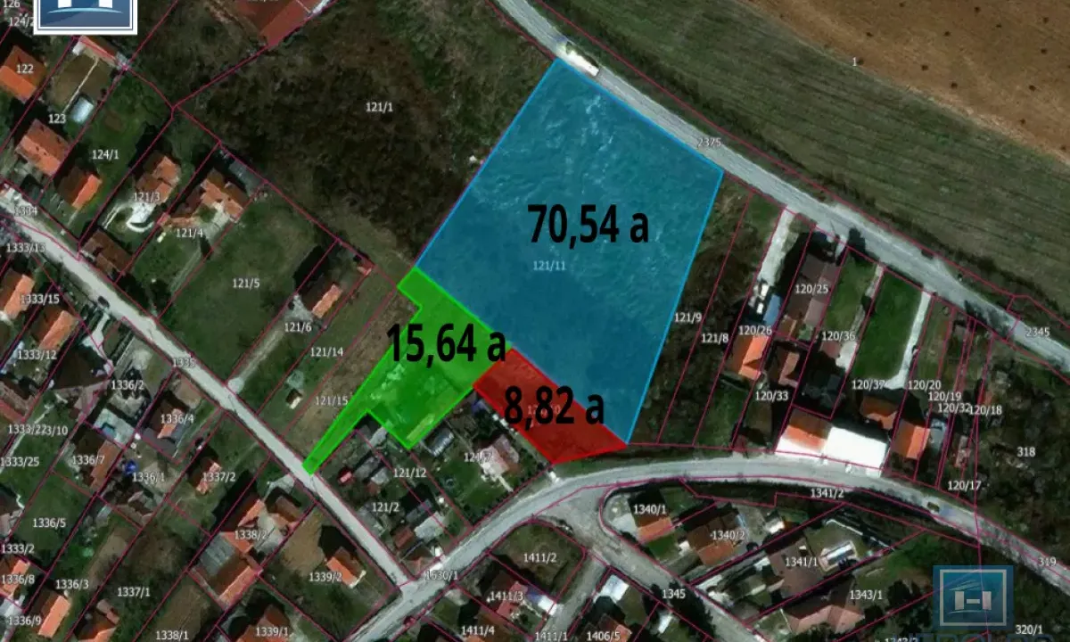 Sale, land lot, 800m², Budžino brdo, Jagodina