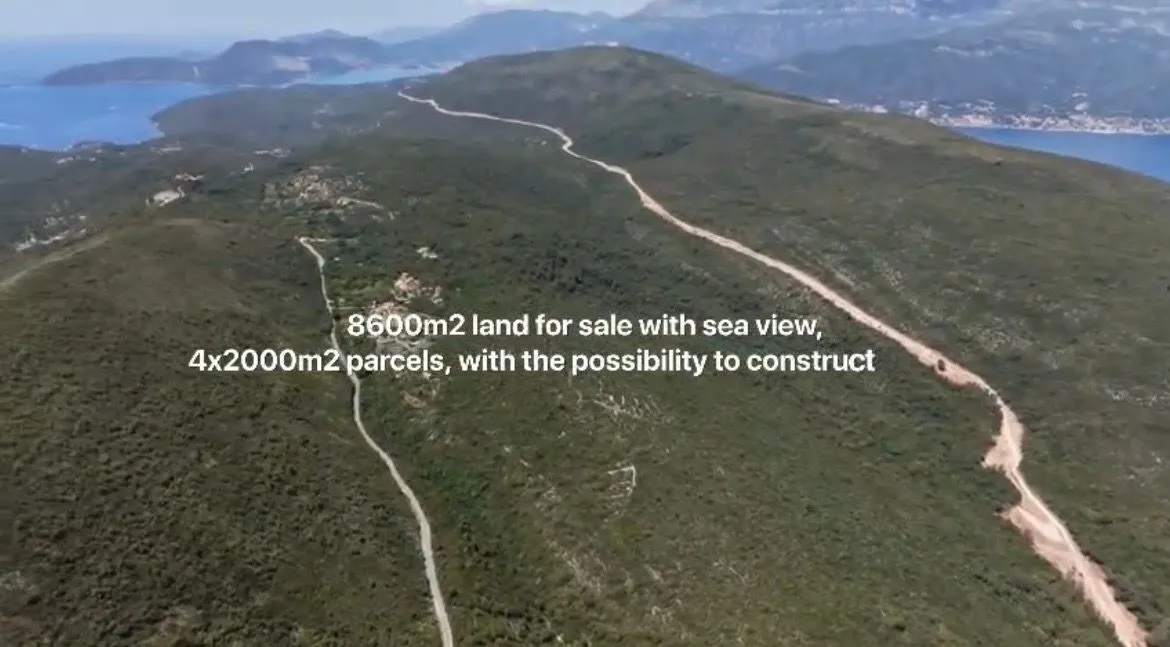Prodaja, plac, 8600m², Luštica, Herceg Novi