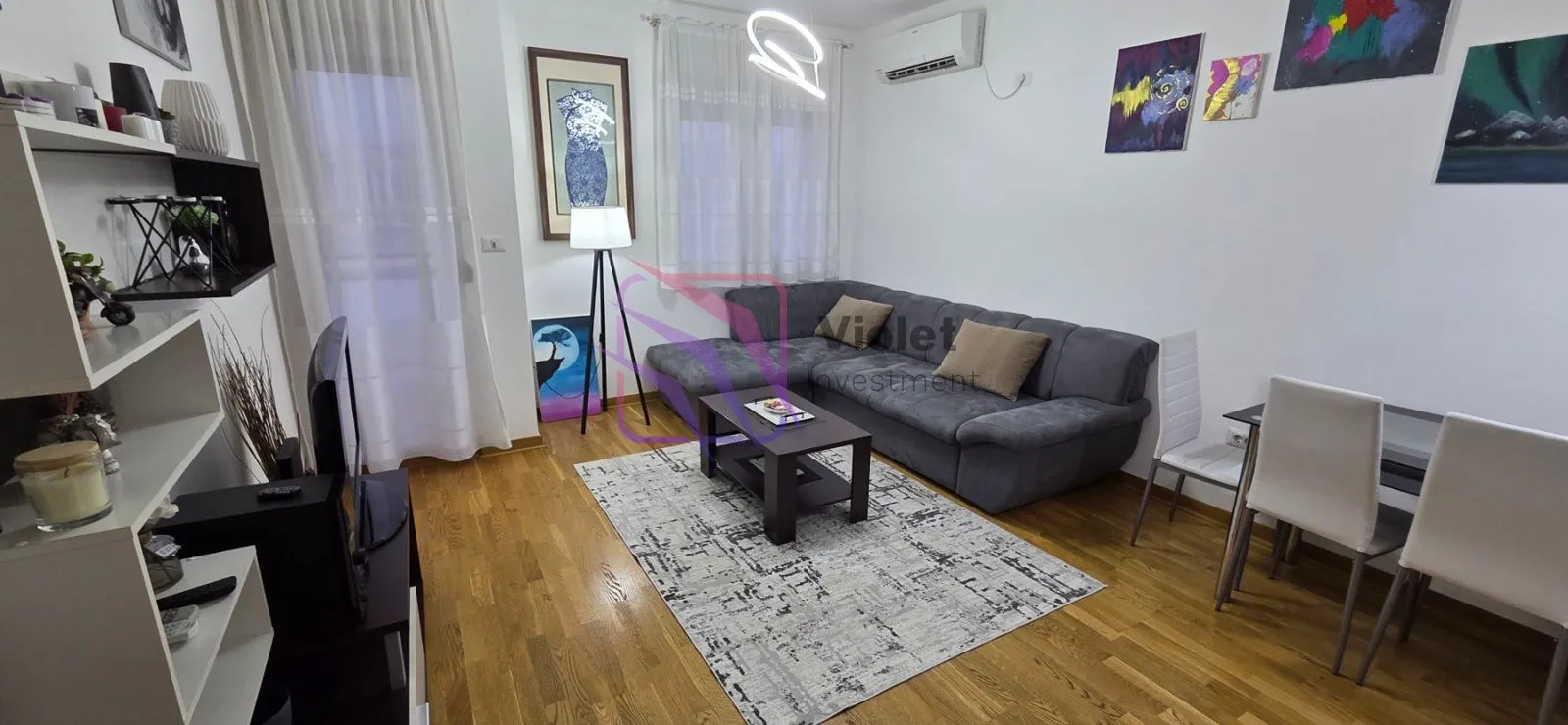 Rent, one bedroom apartment, 43m², City Kvart, Podgorica
