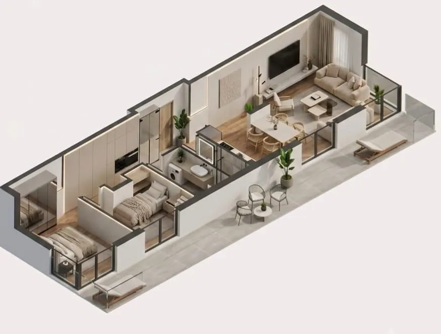 Sale, three bedroom apartment, 81m², Voždovac Sve Podlokacije, Beograd