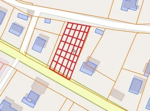 Katastarski plan sa prikazanom lokacijom parcele. - image 2