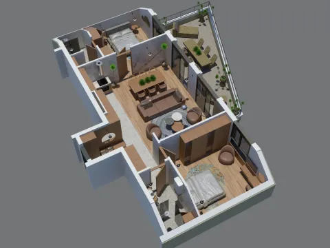 Sale, two bedroom apartment, 104m², Zabjelo, Podgorica - image 2