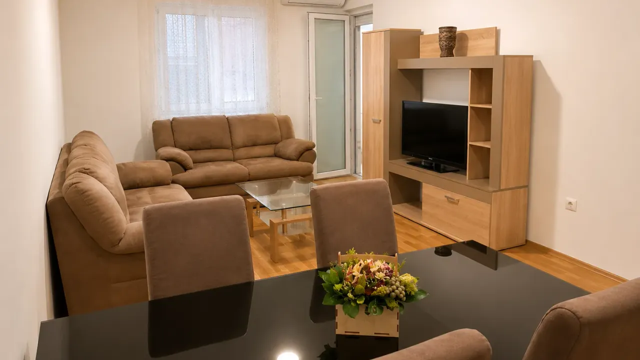 Rent, one bedroom apartment, 50m², Stari Aerodrom, Podgorica