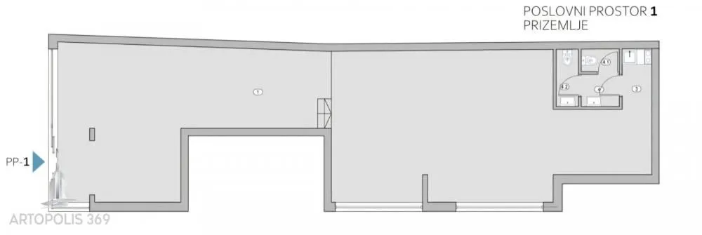 Sale, office space, 126m², Surčin, Beograd
