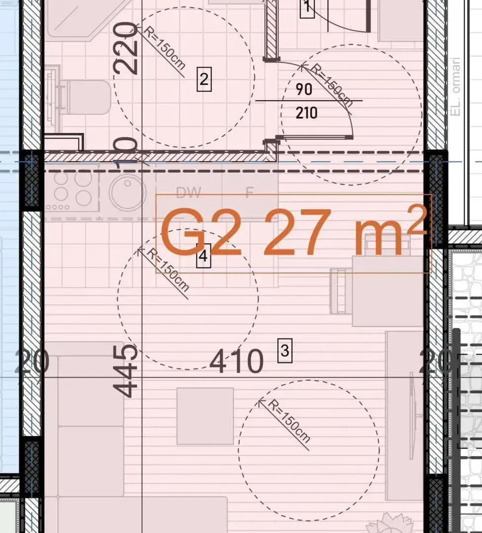 Prodaja, garsonjera, 27m², Zabjelo, Podgorica