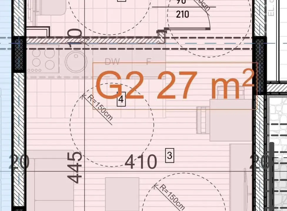 Sale, studio apartment, 27m², Zabjelo, Podgorica