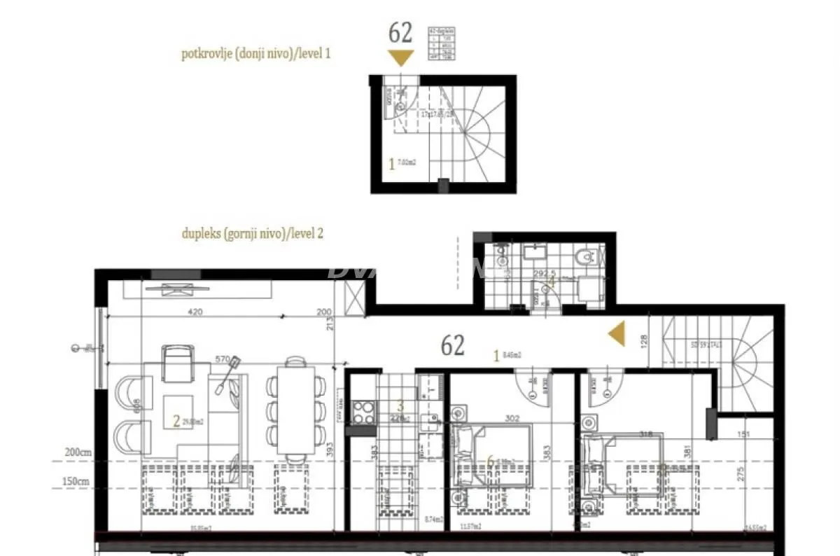 Prodaja, trosoban stan, 73m², Petrovaradin, Novi Sad