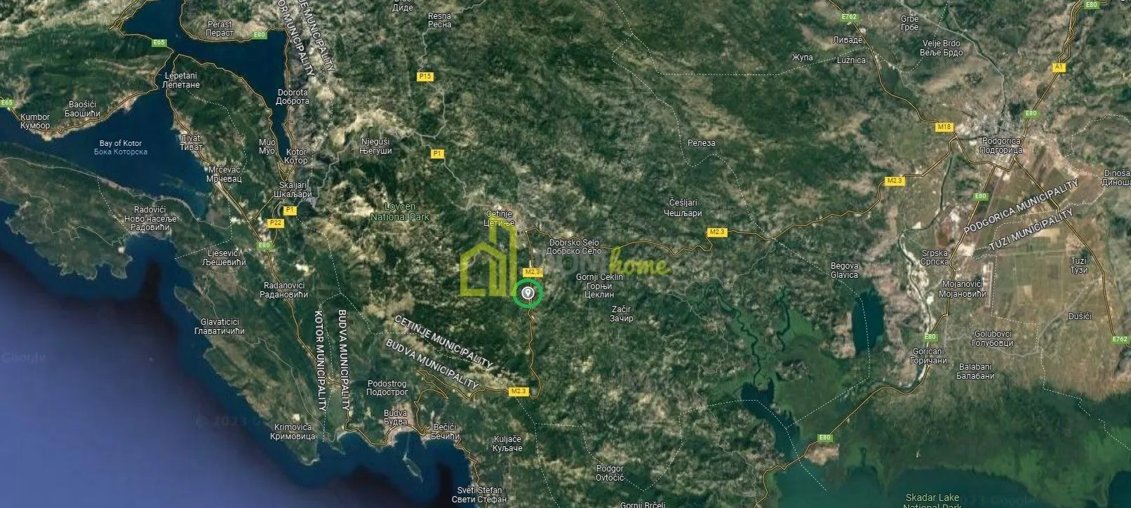 Prodaja, plac, 16185m², Očinići, Cetinje