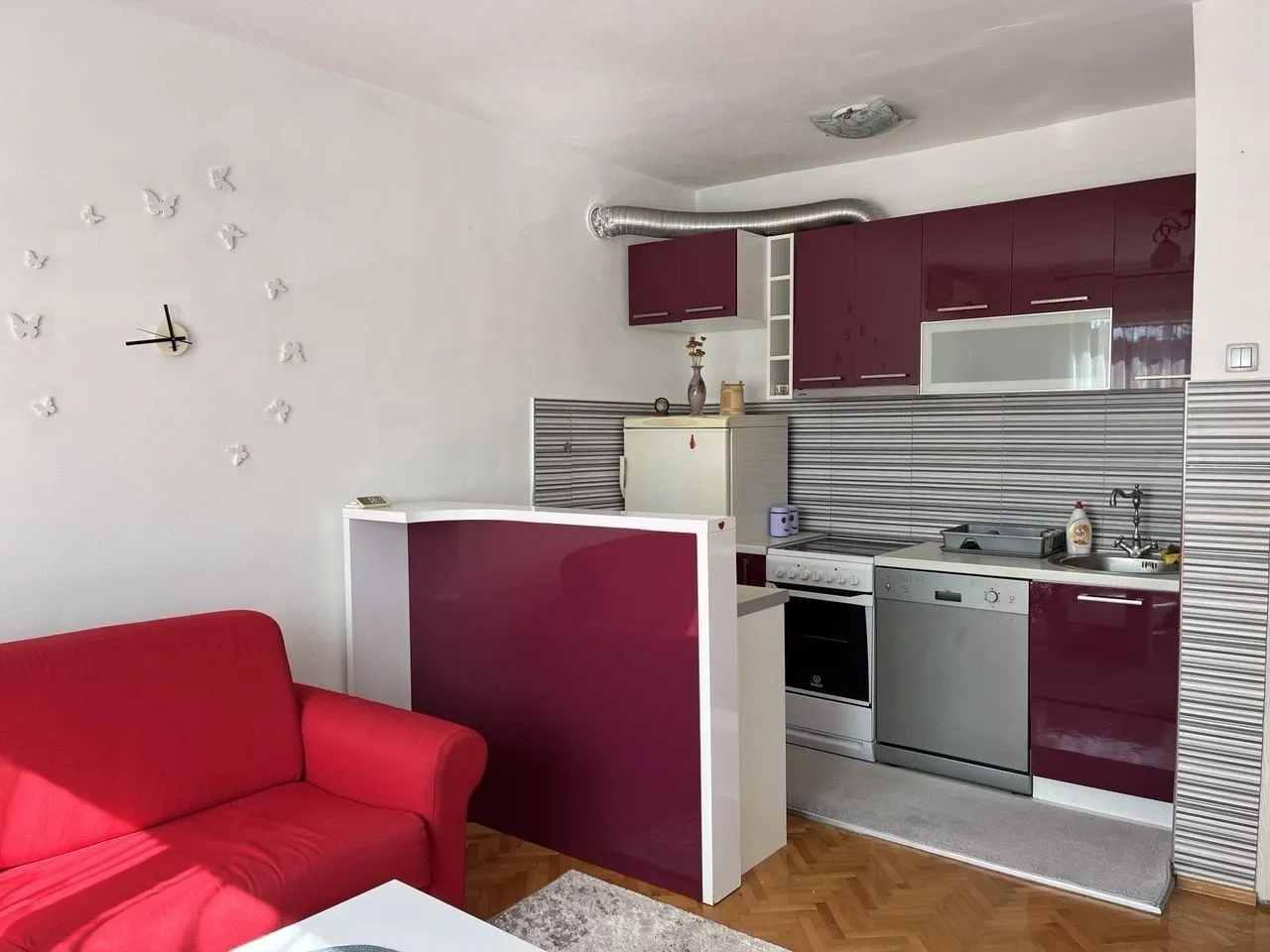 Rent, two bedroom apartment, 43m², Podgorica, Crna Gora