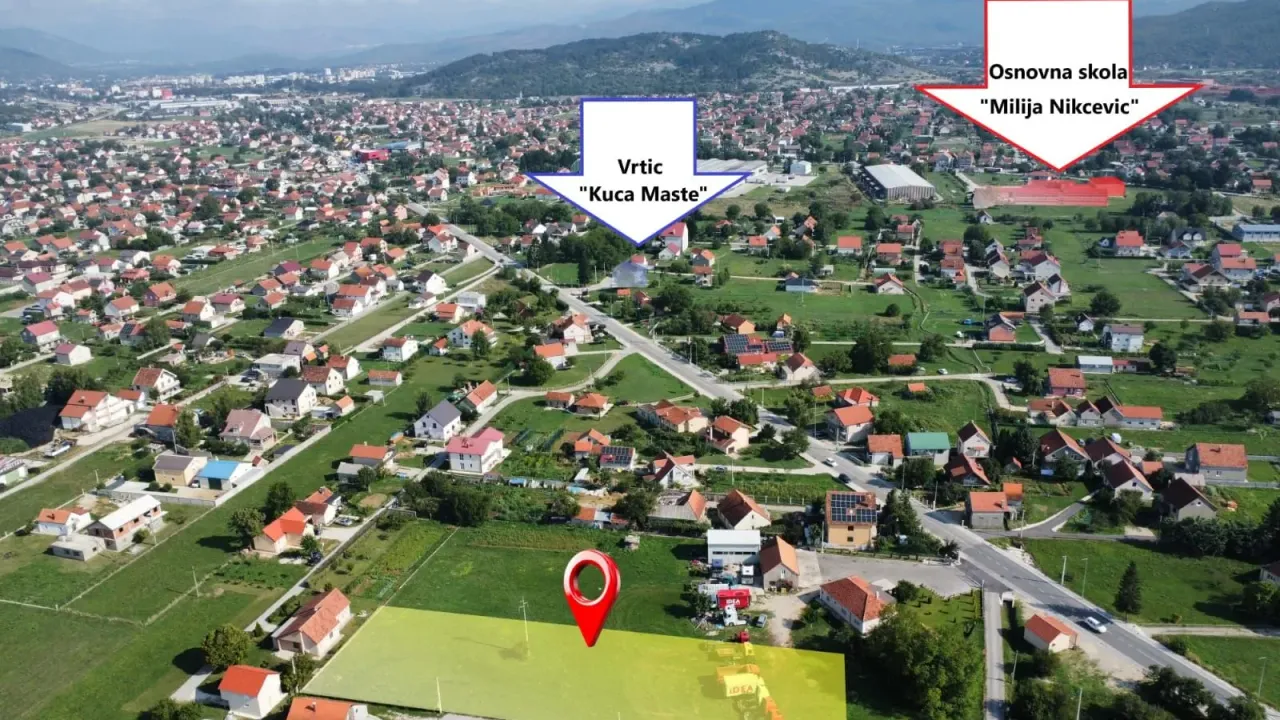 Sale, land lot, 653m², Kličevo, Nikšić