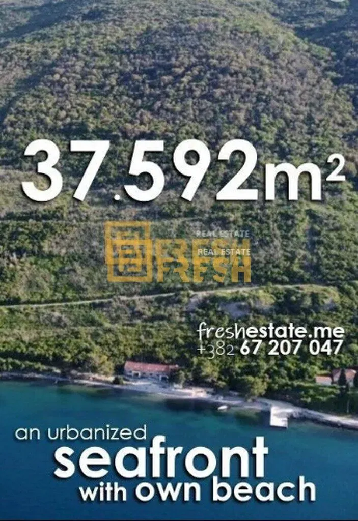 Prodaja, plac, 37592m², Tivat, Crna Gora