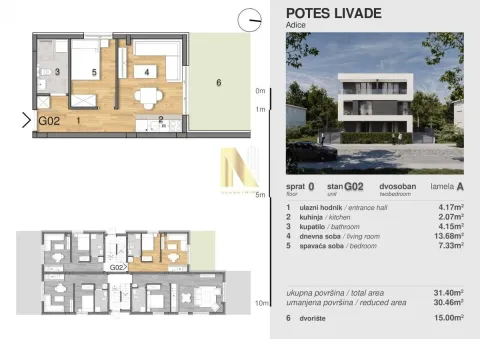 Prodaja, jednosoban stan, 31m², Adice, Novi Sad Sve Podlokacije - image 2