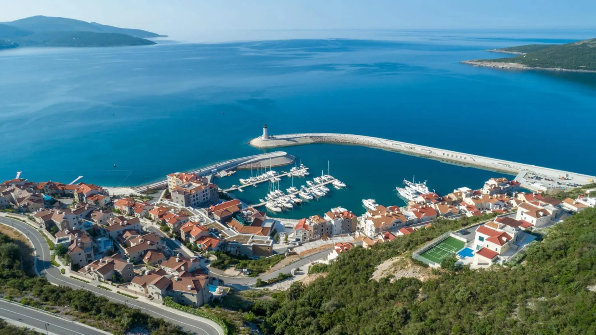 Prodaja, jednosoban stan, 62m², Luštica Bay, Tivat