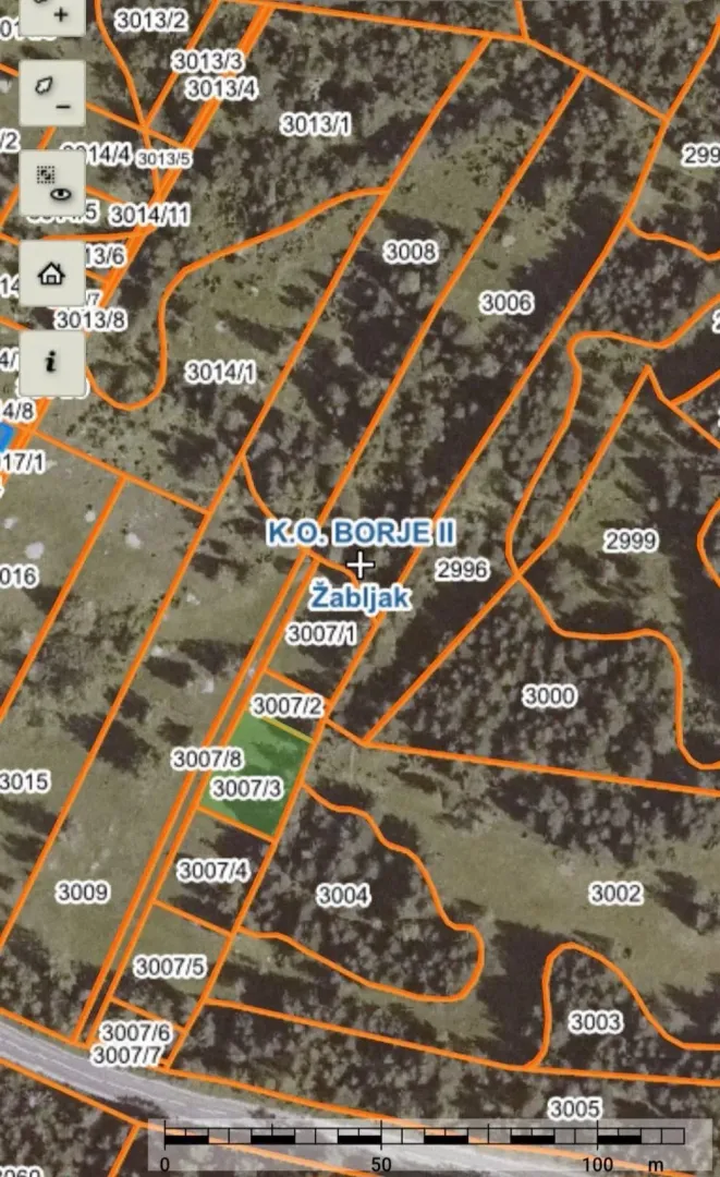 Prodaja, plac, 6072m², Borje, Žabljak