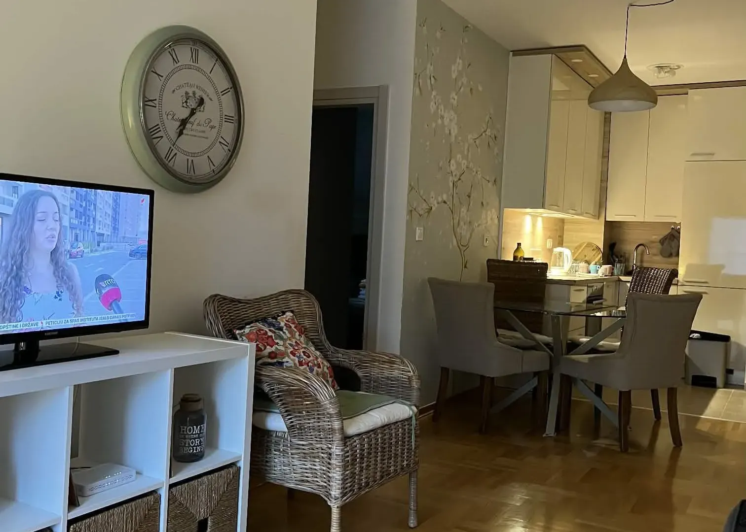 Rent, two bedroom apartment, 53m², Maslinjak, Budva