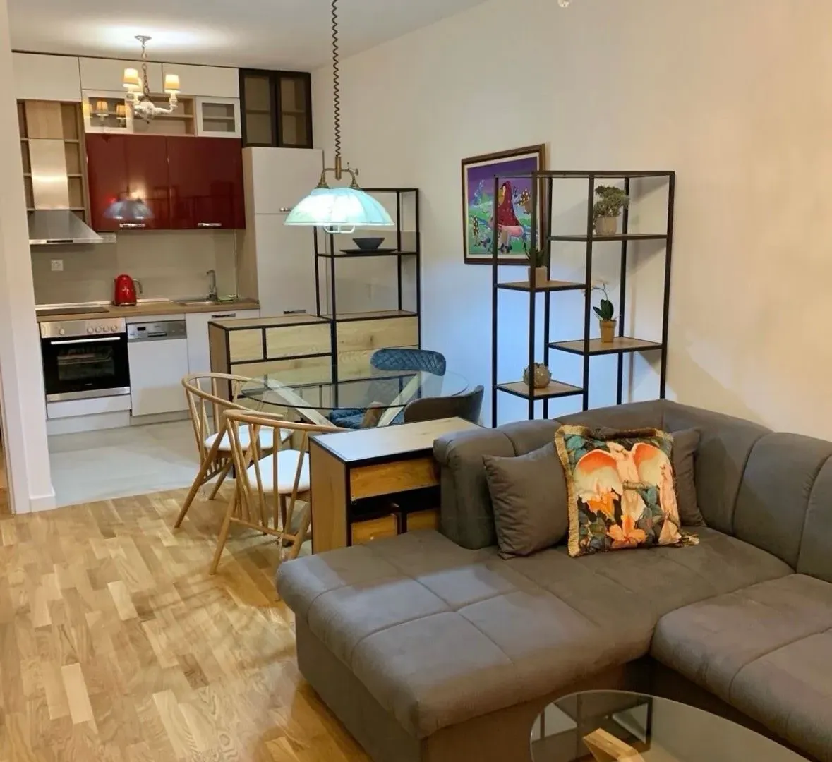 Rent, one bedroom apartment, 45m², Zabjelo, Podgorica
