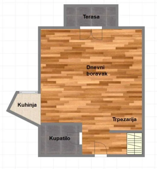 Prodaja, jednosoban stan, 29m², Novi Sad, Srbija