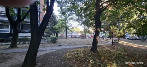 Zelena površina i drveće u dvorištu ispred stambene zgrade. - image 13
