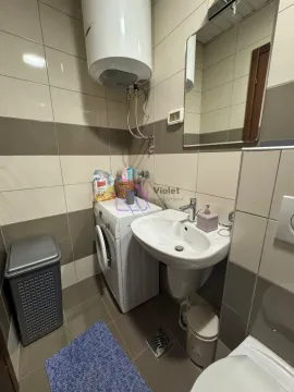Kupatilo opremljeno umivaonikom, veš mašinom i bojlerom. - image 11