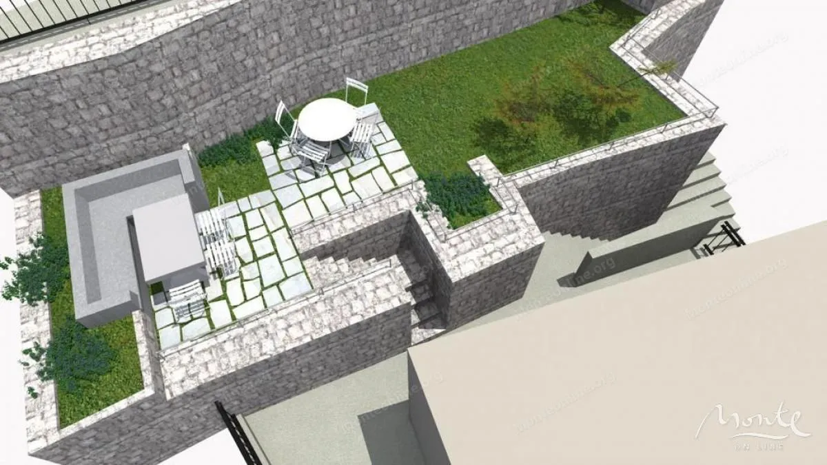 Prodaja, dvosoban stan, 50m², Grad, Kotor