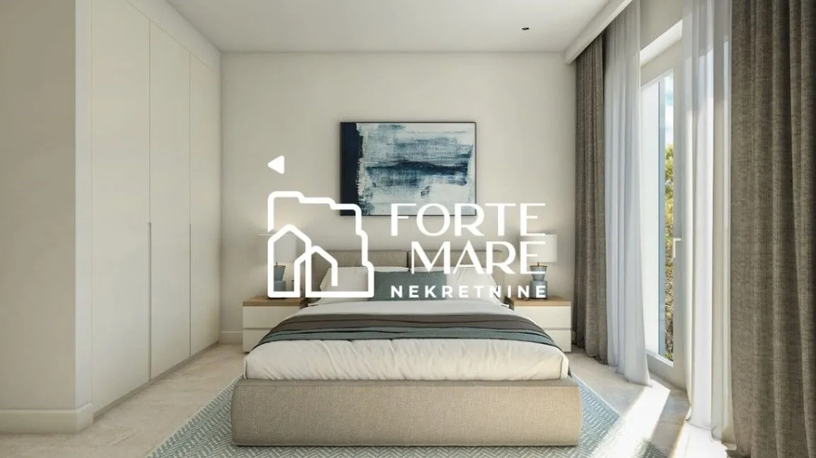 Prodaja, jednosoban stan, 59m², Luštica Bay, Tivat