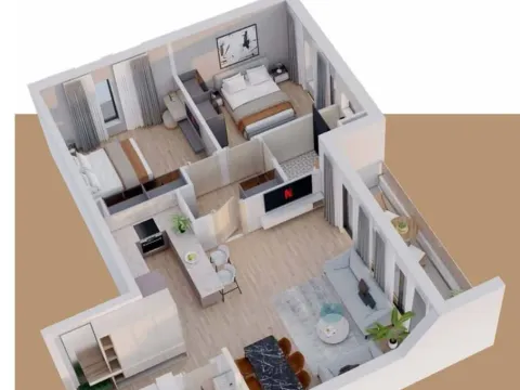 Sale, one bedroom apartment, 44m², Centar, Budva - image 2