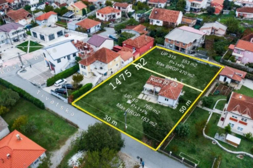 Prodaja, plac, 1475m², Tološi, Podgorica