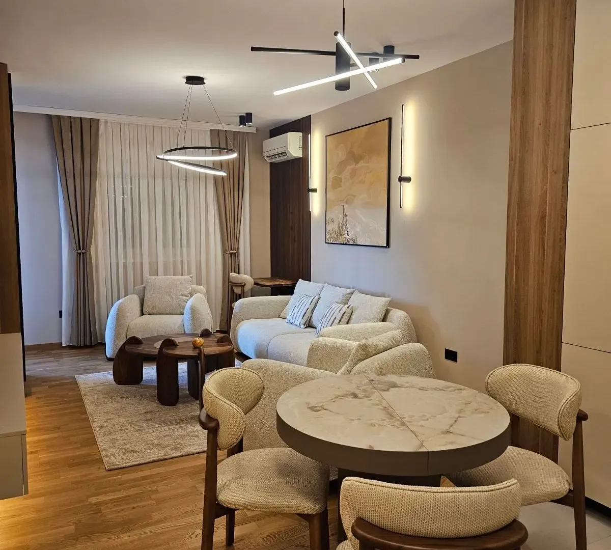 Rent, one bedroom apartment, 47m², Stari Aerodrom, Podgorica