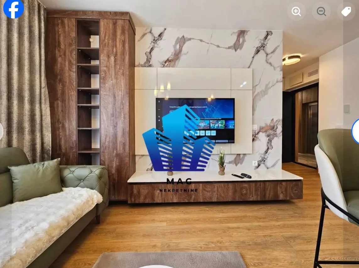 Rent, two bedroom apartment, 55m², Bjeliši, Bar