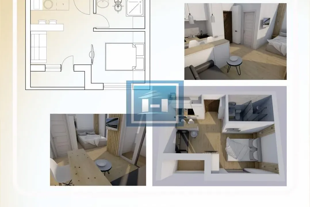 Sale, studio apartment, 23m², Aqua park, Jagodina