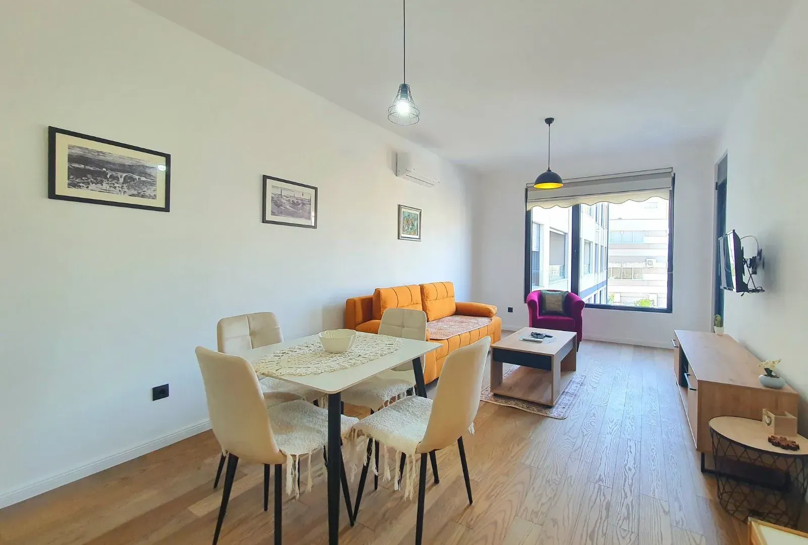 Izdavanje, jednosoban stan, 46m², Donja Gorica, Podgorica