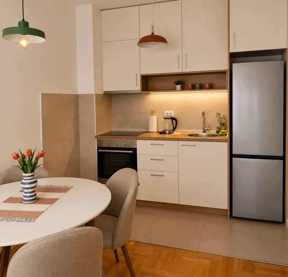 Izdavanje, jednosoban stan, 45m², Stari Aerodrom, Podgorica