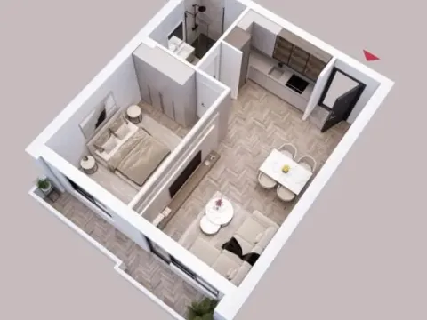 Sale, one bedroom apartment, 40m², Palilula, Niš - image 2