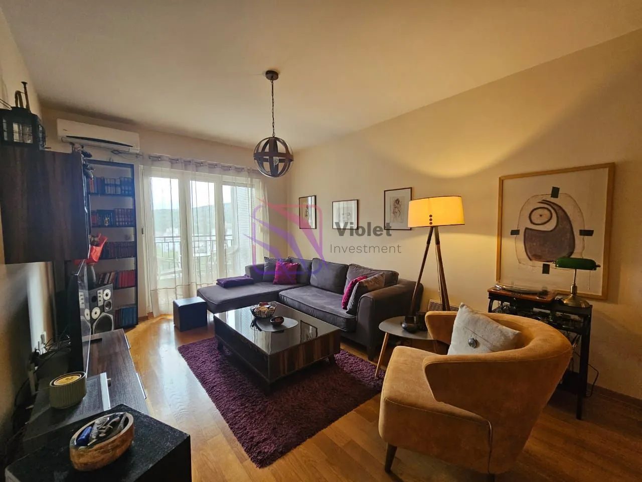 Sale, one bedroom apartment, 52m², Blok 6, Podgorica