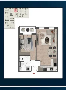 Prodaja, stan, 48m², Popovići, Bar - image 2