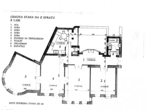 Izdavanje, četvorosoban stan, 135m², Skadarlija, Beograd - image 8