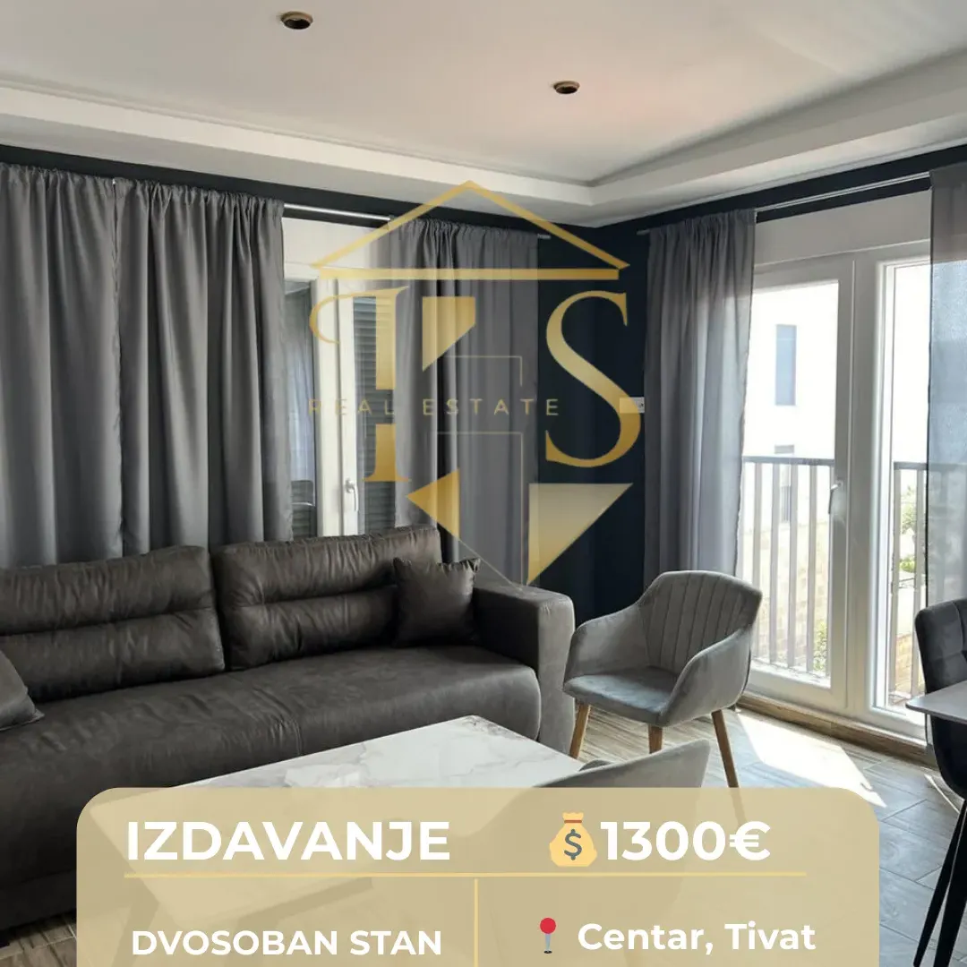 Rent, two bedroom apartment, 80m², Centar, Tivat