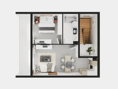 Prodaja, jednosoban stan, 56m², Tivat, Crna Gora - image 8