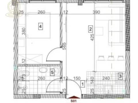 Sale, four bedroom apartment, 101m², Petrovaradin, Novi Sad - image 2